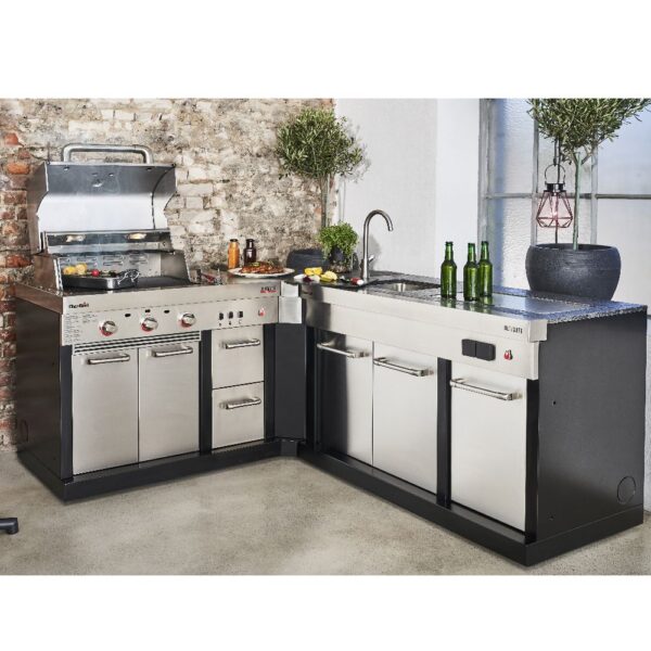 Cuisine extérieur : barbecue, meuble d'angle et équipement cuisine Char-broil